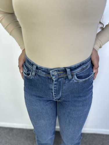 شلوار راسته آبی